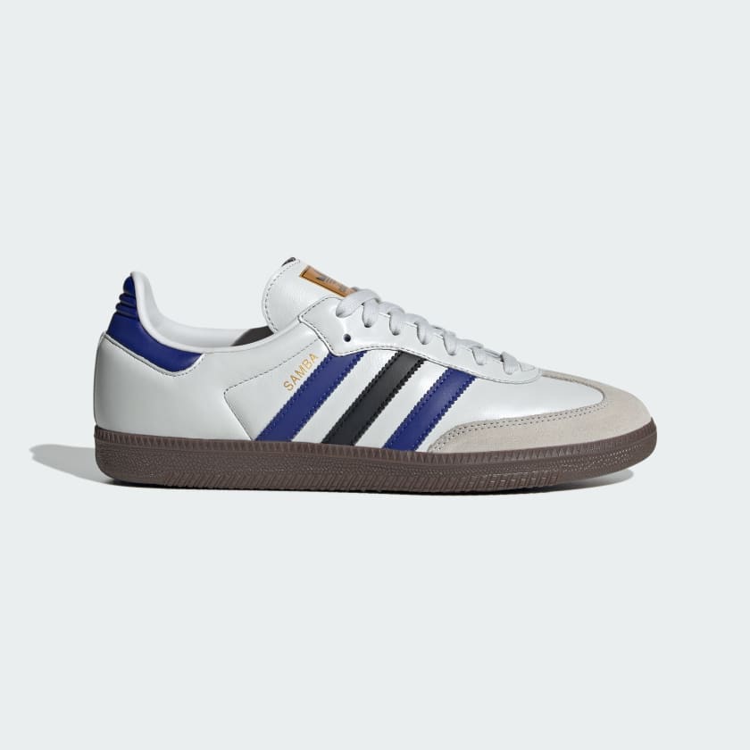 adidas Samba OG — Footwear White / Collegiate Navy