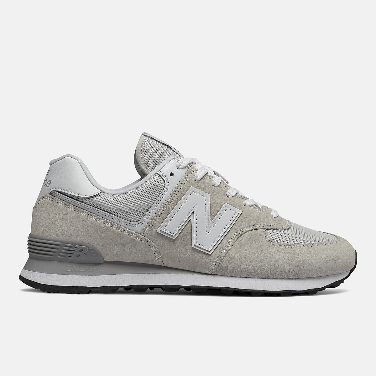 New Balance 574 — Navy / White