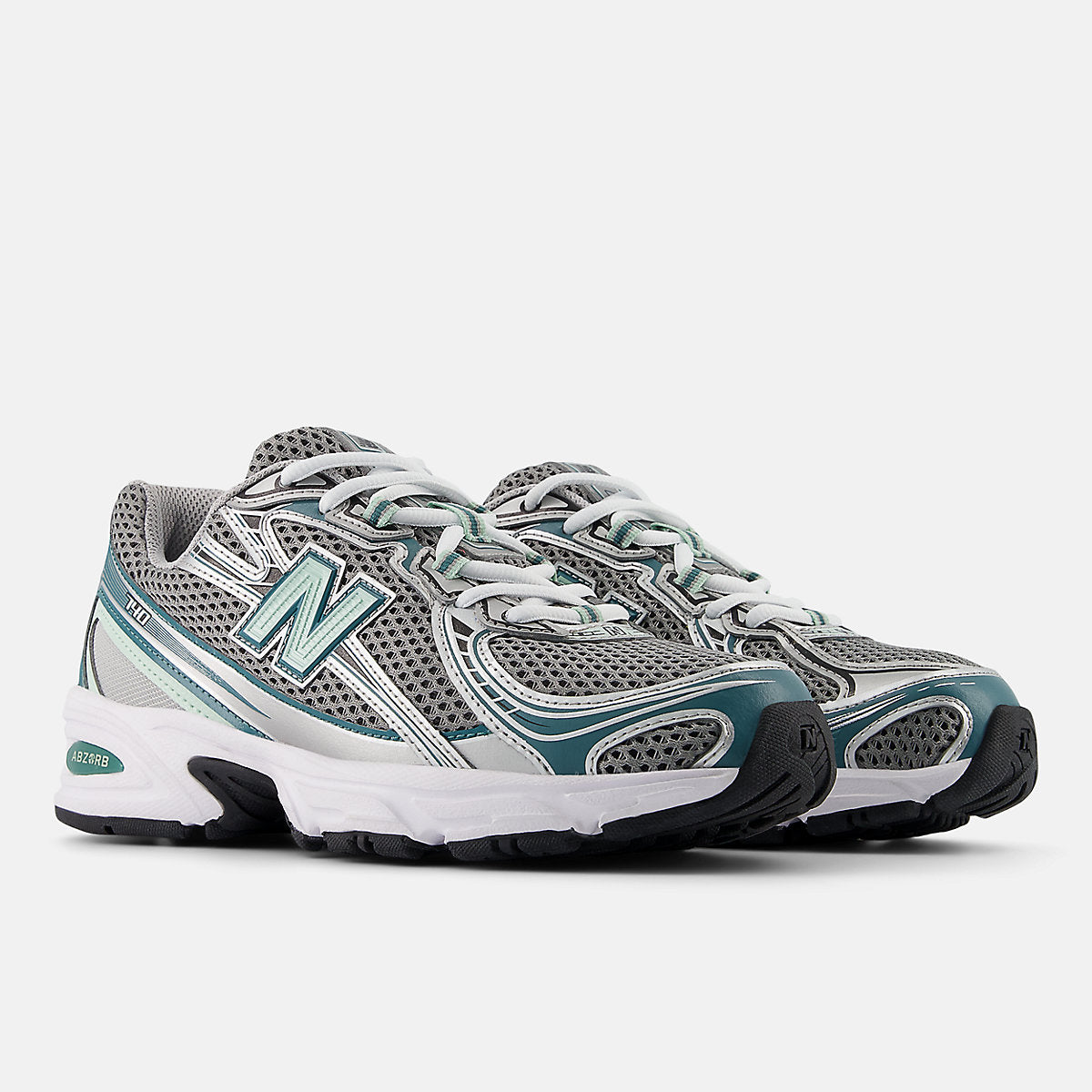 New Balance 740 — Silver / Teal