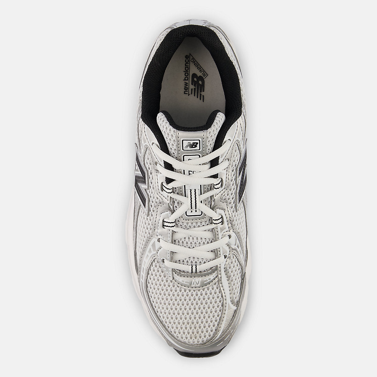 New Balance 740 — White / Silver